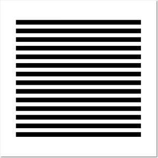 Stripes - Black + White Posters and Art